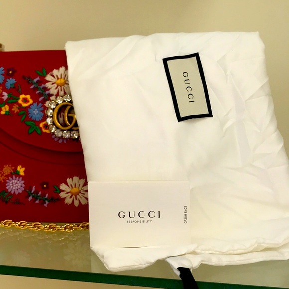 🎊2xHP🎊 Gucci Linea Ricami Large Bag - Picture 10 of 15